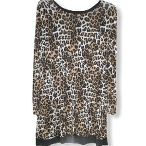 Mise Au Point Leopard Print Dress